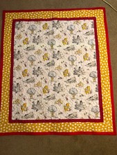 New Handmade Winnie the Pooh Baby Quilt 44 x 44 inches Piglet Eeyore Tigger