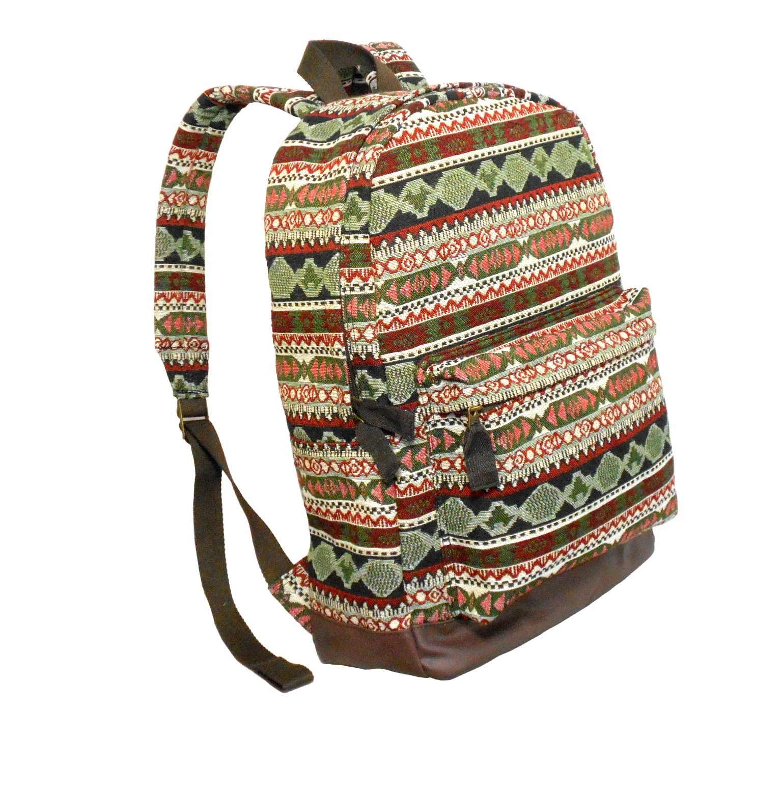 Bohemia Pattern Backpack Tribal Fabric Rucksack Outdoor Travel Daypack Bag