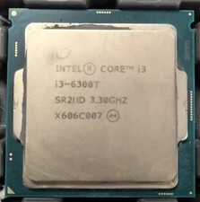 6Th Gen Intel Core i3-6300T LGA 1151 CPU Processor 3.3 GHz Dual-Core 35W
