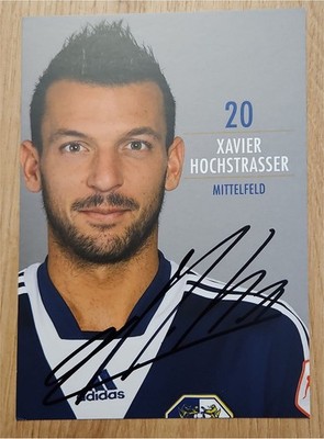   Xavier Hochstrasser - FC Lucerne - Autograph Card 2014/2015  