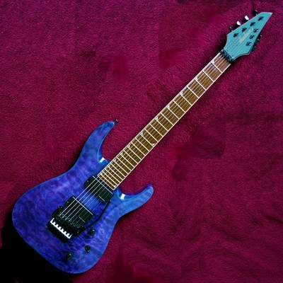 Jackson Soloist SL2  X   7 String Rare Blistered Transparent Blue - PERFECT