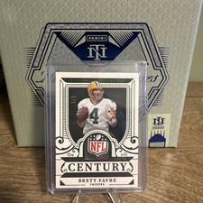 BRETT FAVRE 2025 National Treasures CENTURY MATERIALS Green NFL Shield 5/5