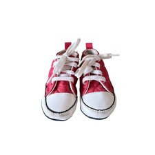 Converse baby red chuck Taylor all star crib shoes size 3 soft sole unisex