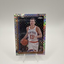 2025-26 Topps Chrome Tyler Kolek X-Fractor #139 Knicks
