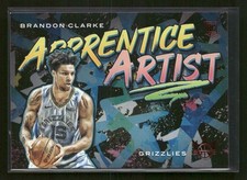 2019-20 Panini Court Kings #10 Brandon Clarke Apprentice Artists Ruby #/149 RC
