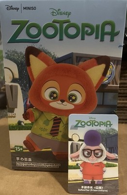 MINISO Disney Zootopia Series Vinyl Plush - Bellwether Prison Uniform (Open Box)