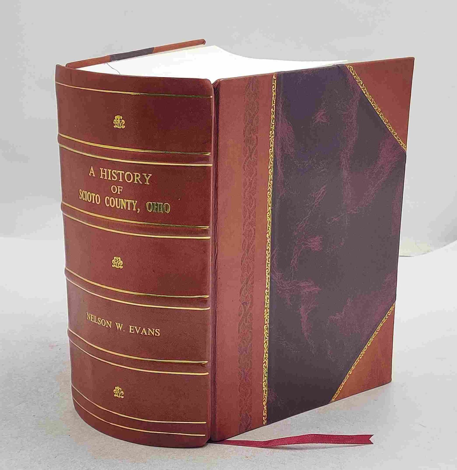 A history of Scioto County, Ohio together with a pioneer record [Leather Bound]