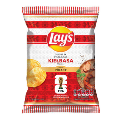 5900259141347 Lay's Chipsy o smaku kiełbasy 40 g PepsiCo (Frito Lay Poland Sp. z