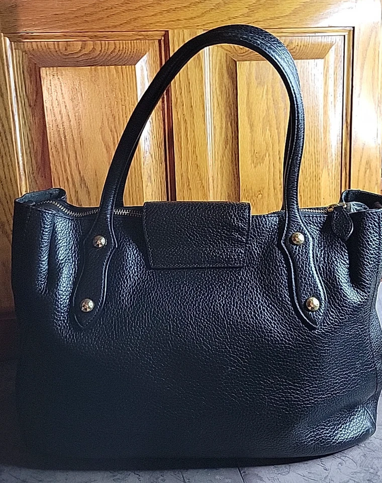 Bolsa de mão Annabel Ingall de couro com alças duplas VEJA DESCRIÇÃO - Imagem 2 de 4