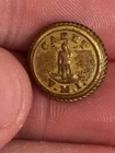 Non Dug Confederate Civil War VMI Cuff Button
