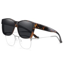 Polarized Fit Over Sunglasses for Men  Women - UV Protection Driving Shades