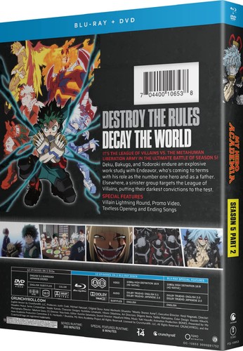 My Hero Academia: Season 5 - Part Two - Blu-ray + DVD - Picture 2 of 3
