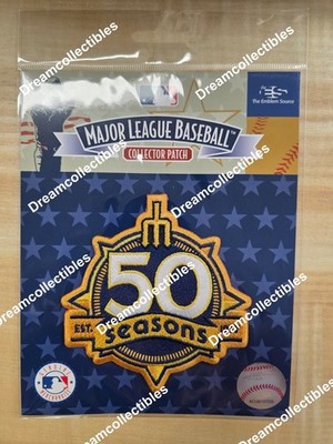 Official MLB 2026 Seattle Mariners 50 Seasons 50th Anniversary Yellow  Patch