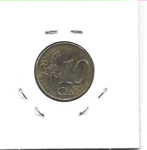 Deutschland 10 Euro Cent 2002-G Münze KM# 210 Brandenburger Tor - Bild 2 von 2