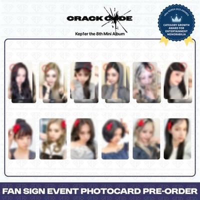 PreSale] Kep1er 8th Mini Album Crack Code DearMyMuse 2nd Fan Sign