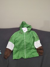 The Legend Of Zelda Green Link Hoodie Large Pointed Hood Detail Unopened Strings