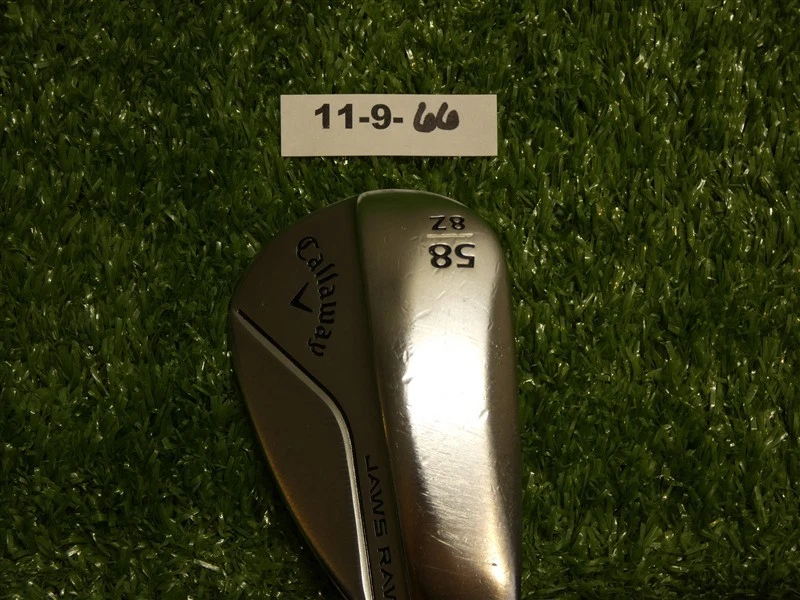 Mandíbulas Callaway Cromo Crudo 58* 8* Lob Wedge Z Grind XP 95 S300 Acero Rígido Foto 2 de 4