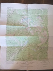 1955 Topographic Map  Emigrant Gap California USGA