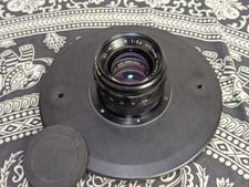 Nikon Nikkor EL 210mm f/5.6 enlarging lens, circular lens board