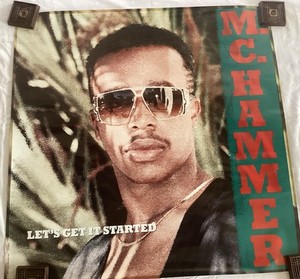 M. C. Hammer Poster Promo 1988 Capital 24” X 24” Let’s Get It Started