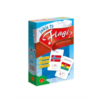 Jakie to Flagi? Gra Karciana Alexander Card Game Flags