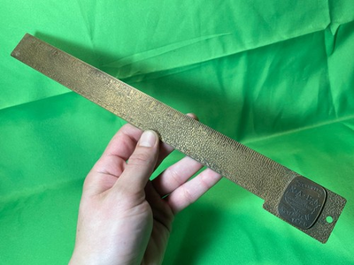 #ad 1929 Whitehead amp; Hoag Detroit NAPA National Automotive Parts Assn Bronze Ruler $60.00