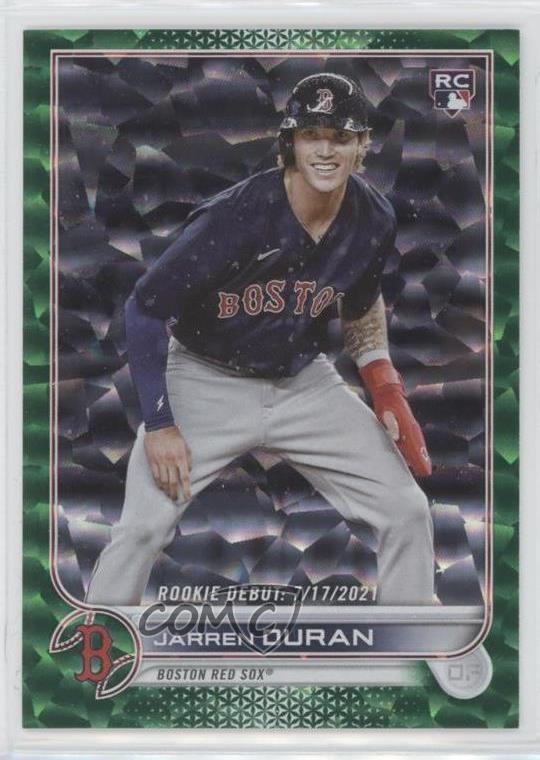 2022 Topps Update Debut Green Foil 24/499 Jarren Duran #US118 Rookie RC 0ja4