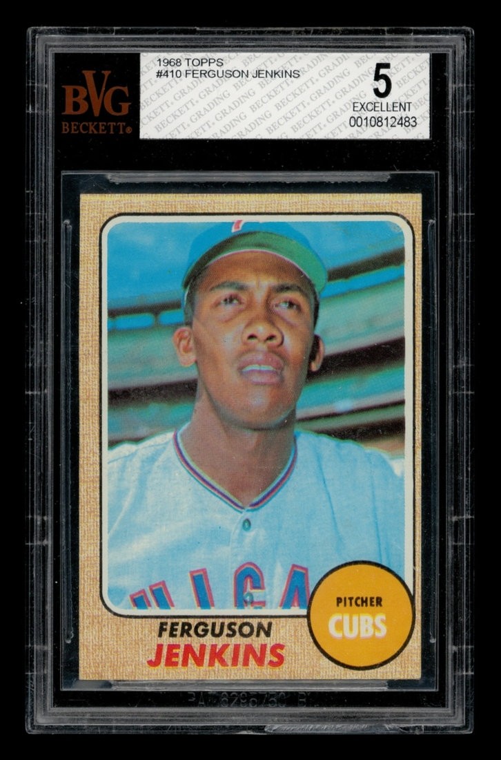 1968 Topps Set-Break #410 Fergie Jenkins BVG 5 EXCELLENT