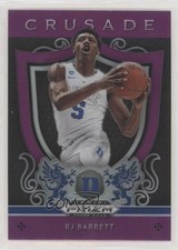 2019-20 Panini Prizm Draft Picks Crusade Purple Prizm RJ Barrett #72 1b8