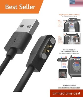 Smart Watch Charger for Skg Letsfit Cubitt Yamay Willful Fitpolo Tozo Wyze Um...