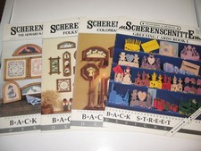 Back Street Scherenschnitte Greeting Cards, Colonial, Folks, Kaplan Collections