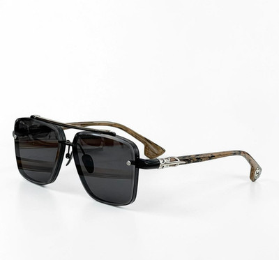 CHROME HEARTS CH8239 Modern Luxury Square Unisex Sunglasses 149 New w/ Case