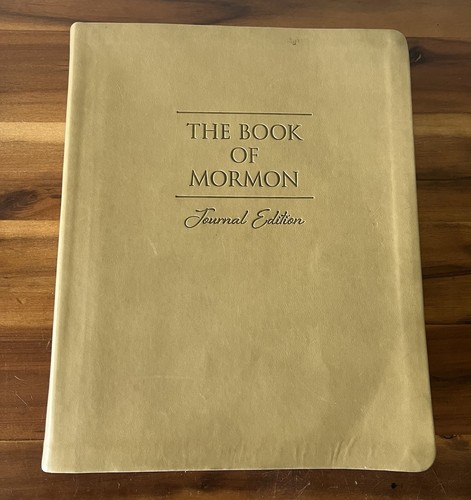 The Book of Mormon Journal Edition Carmel Large Print With Index