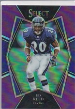Ed Reed 2021 Panini Select Premier level 4/75 #140