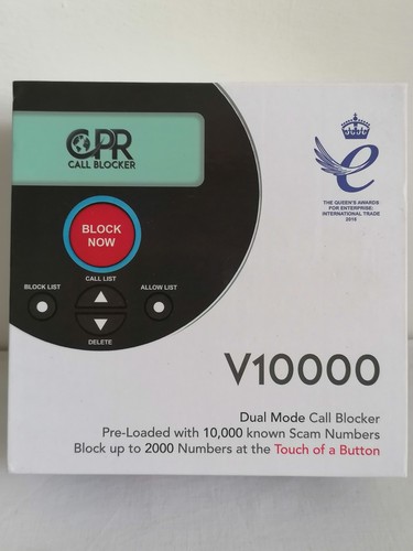 CPR V10000 Téléphone Fixe Bloqueur Appels Arrêt Nuisance Appels Appelant Affichage ID