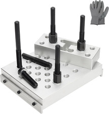 Universal Drill Press Support Block Plate Tool Set Kit 30 Ton   Bearing and Bus