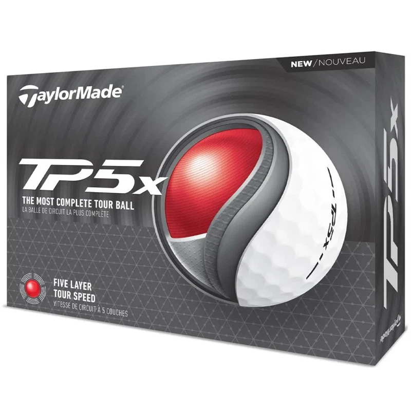 TAYLORMADE TP5X Golfbälle in weiß 12 Ball Pack NEU