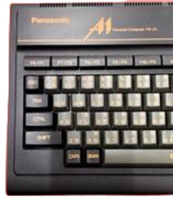Panasonic FS-A1 MSX2 Computer Tested Working With AC Adapter Good Condition