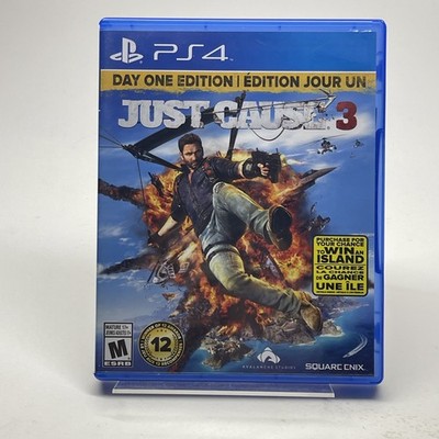 Just Cause 3 - Day One Edition PS4 (Sony PlayStation 4, 2015) CIB Tested Working