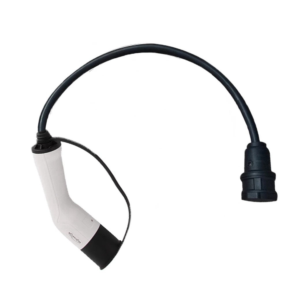 Typ 2 Auf Schuko 16A Elektroauto Typ 2 Ladeseitenstecker Auf Schuko-Buchse 7666-image