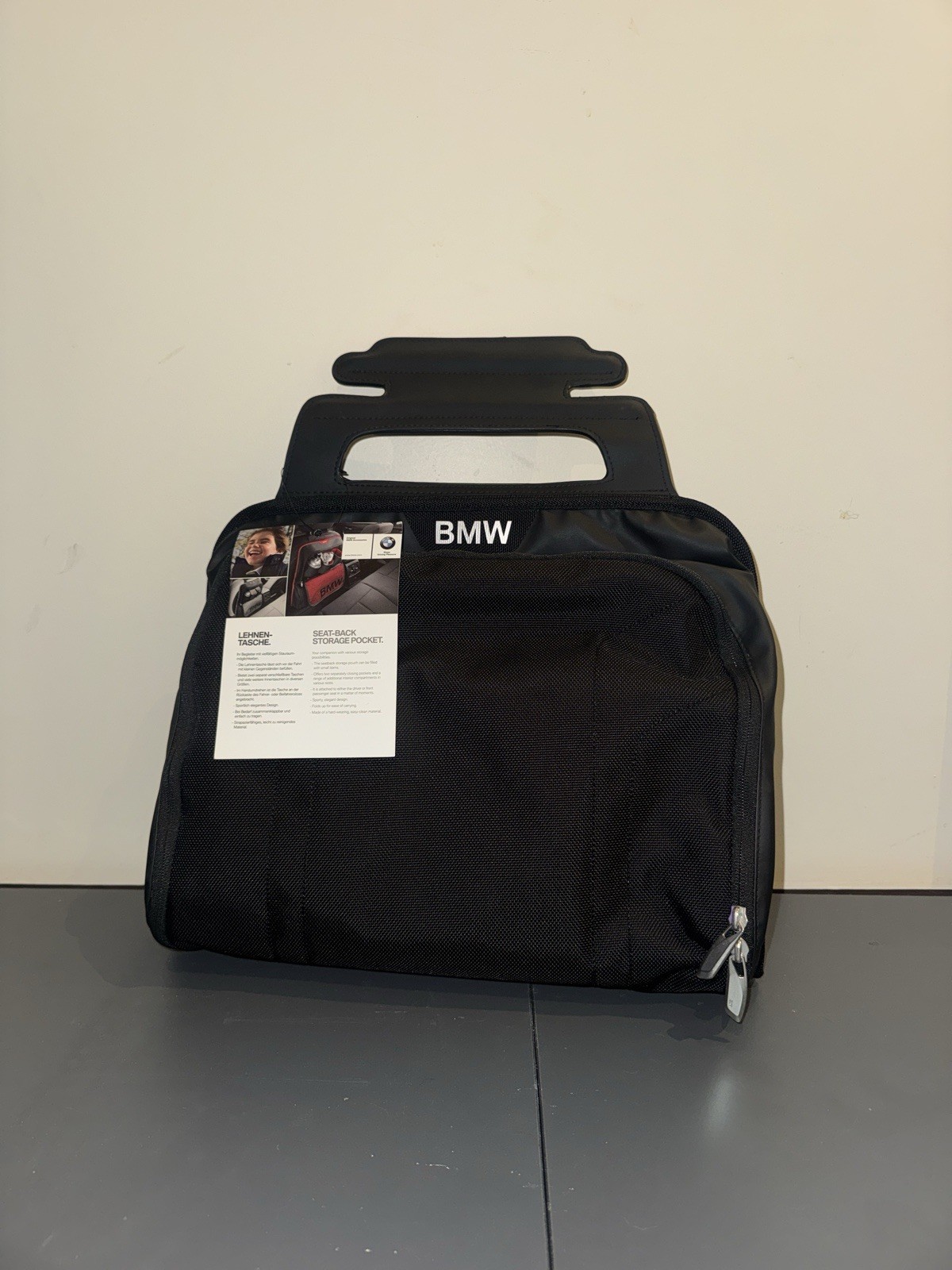 Pochette de rangement arrière de siège BMW stop au désordre sur la banquette arrière