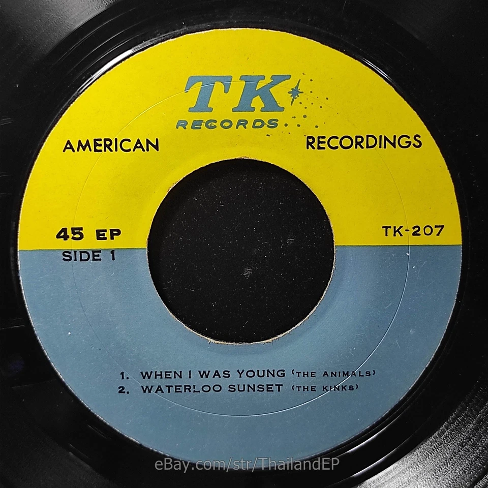 THE KINKS /THE ANIMALS /SCOTT MCKENZIE /ROY BLACK THAILAND EP 45 THAI Foto 4 de 4