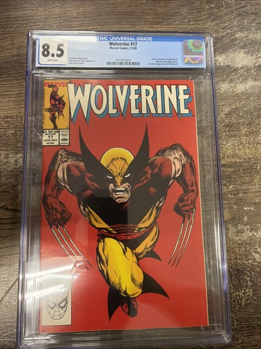Wolverine #17 Marvel Comics CGC 8.5 White Pages Vintage Comic Rare