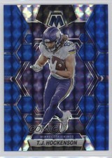 2023 Panini Mosaic Blue Mosaic Prizm 3/99 TJ Hockenson #153 13hf