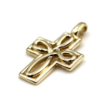 Kaedesigns, Genuine New 9ct 9K Yellow Gold 375 Celtic Cross Pendant -Free Post