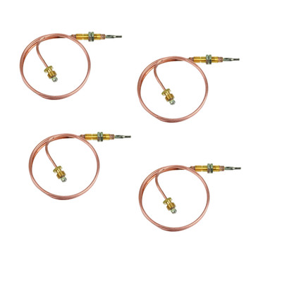 4er Pack Thermoelemente 600mm M8 für Electrolux Zanussi Gasherde - 535480012