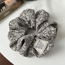 2025 Retro Cute Floral Scrunchy Women Girls Elastic Hair Bands Accessories Tie H