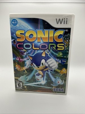 Sonic Colors (Nintendo Wii, 2010) COMPLETE W Manual