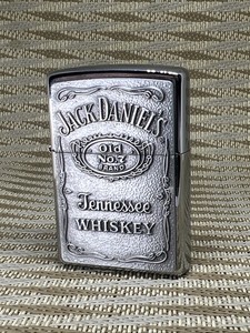 Zippo Jack Daniels Whiskey Textured Logo Lighter - 250JD 427