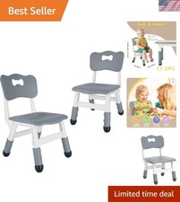 Sturdy 3-Level Height Adjustable Toddler Chairs - Perfect for Home  Classrooms